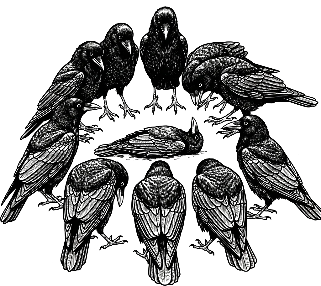 A Murder of Crows design