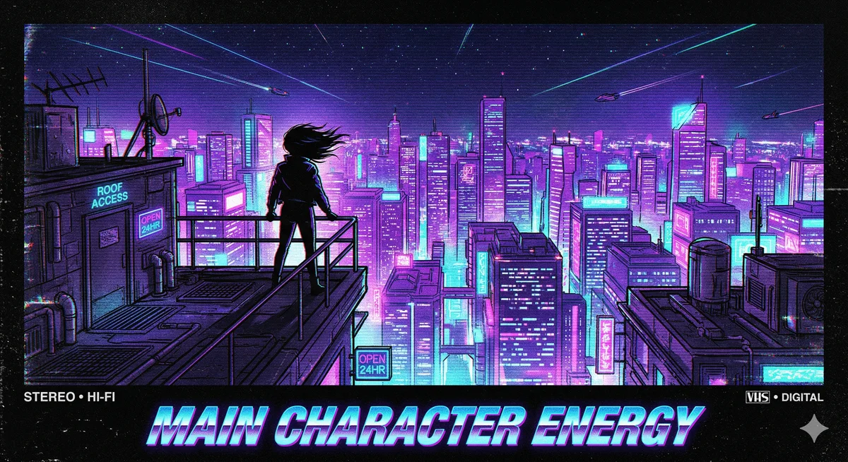 Main Character Energy design