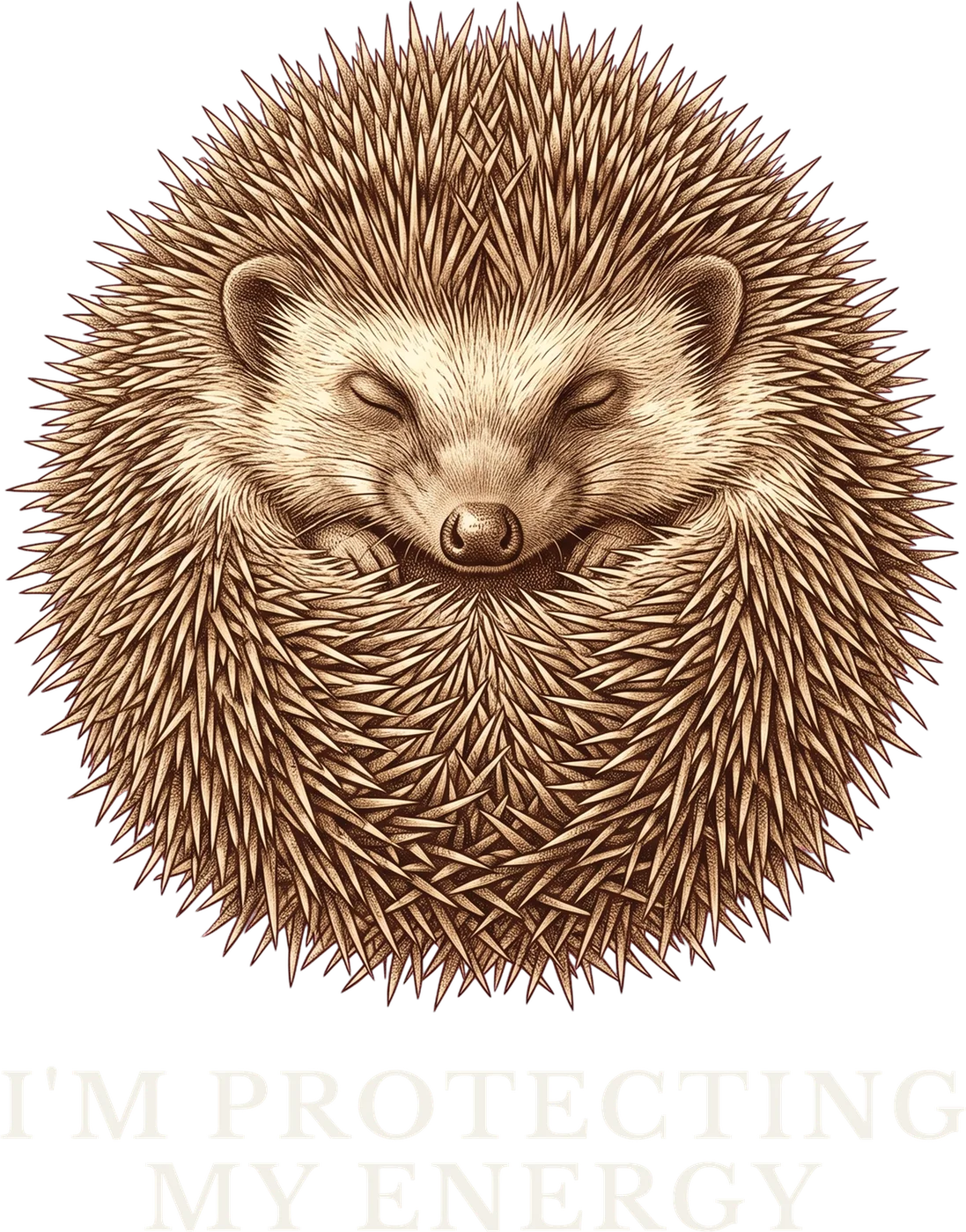 Protecting My Energy Hedgehog design