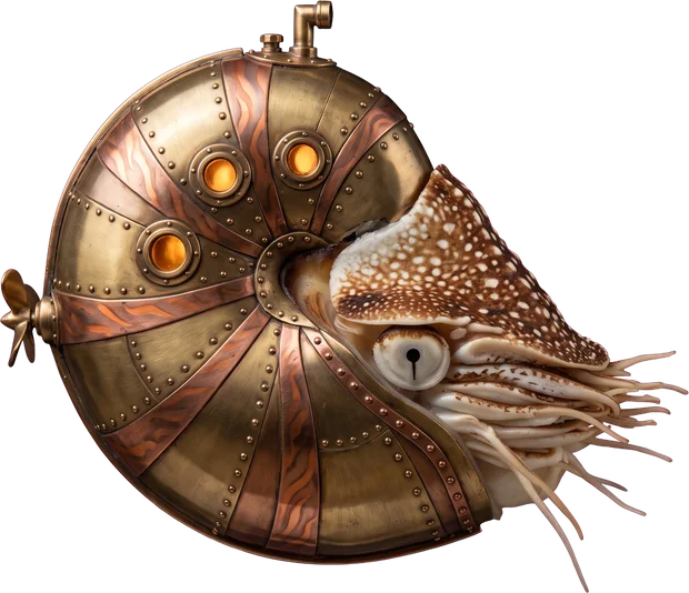 Steampunk Nautilus Submarine