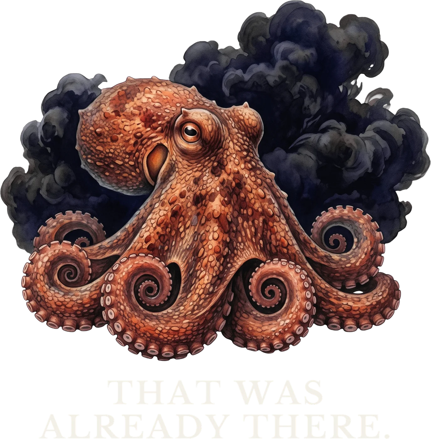 Whoever Smelt It Octopus design